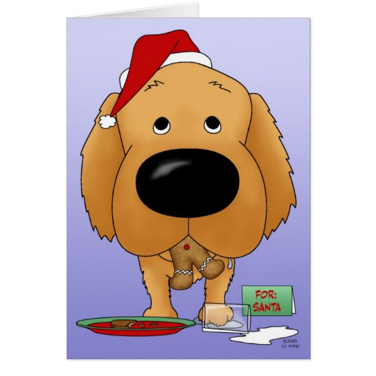 Golden Retriever Christmas Card