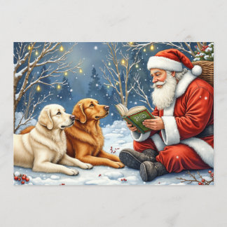 Golden Retriever Christmas Card