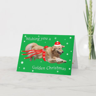 Golden Retriever Christmas Card 2013
