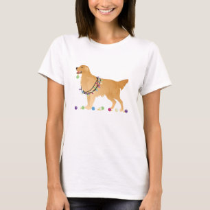 Golden Retriever Christmas Design T-Shirt