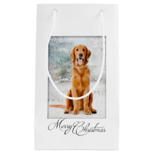 Golden Retriever Christmas Gift Bag