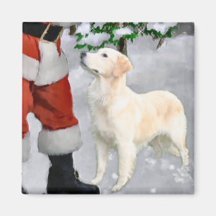 Golden Retriever Christmas Gifts Magnet