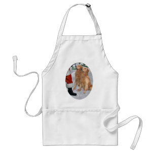 Golden Retriever Christmas Gifts Standard Apron