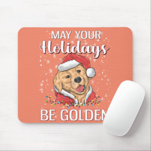 Golden Retriever Christmas Golden 2022 Xmas Holida Mouse Mat
