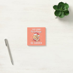 Golden Retriever Christmas Golden 2022 Xmas Holida Post-it Notes