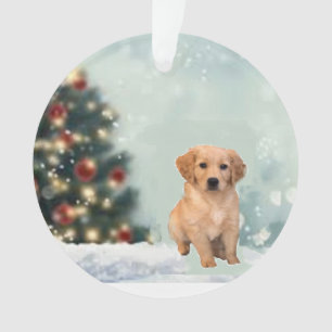 Golden Retriever Christmas Ornament