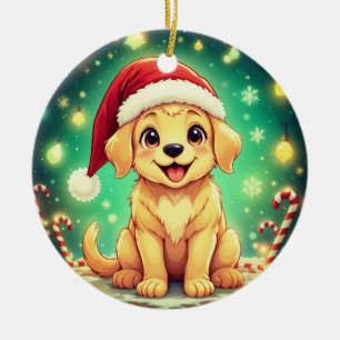 Golden Retriever Christmas Ornament