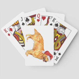 Golden Retriever Christmas Playing Cards