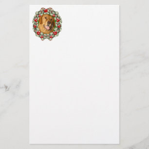 Golden Retriever Christmas Stationery