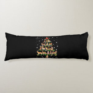 Golden Retriever Christmas Tree Covered By Flash Body Cushion