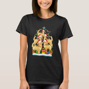 Golden Retriever Christmas Tree Ornament Decor Dog T-Shirt