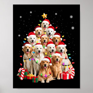 Golden Retriever Christmas Tree Ornament Decor Xma