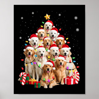 Golden Retriever Christmas Tree Ornament Decor Xma