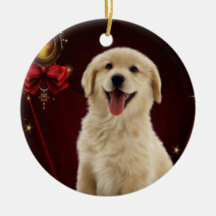 Golden Retriever Christmas Tree Ornaments