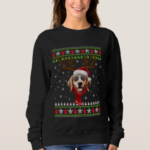 Golden Retriever Christmas Ugly Sweater Xmas Famil