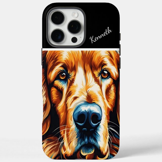 Golden Retriever Close-Up Case-Mate iPhone Case (Back)