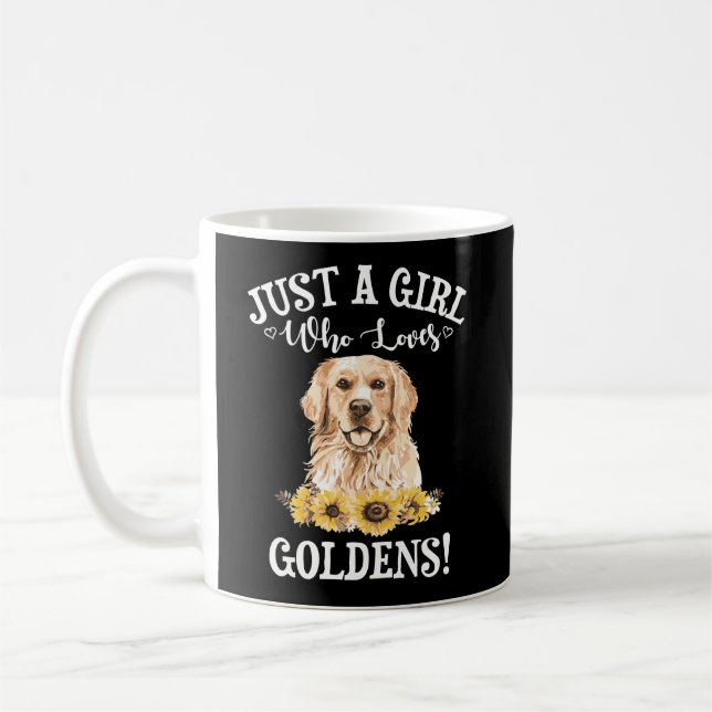 Golden Retriever Coffee Mug (Left)