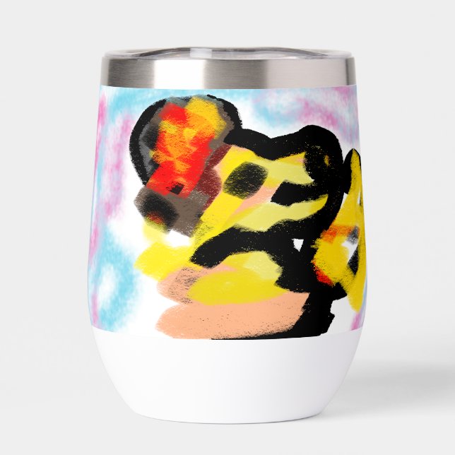 Golden retriever colourful (Back)
