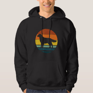 Golden Retriever Corgi Vintage Retro Mom Dad Dog Hoodie
