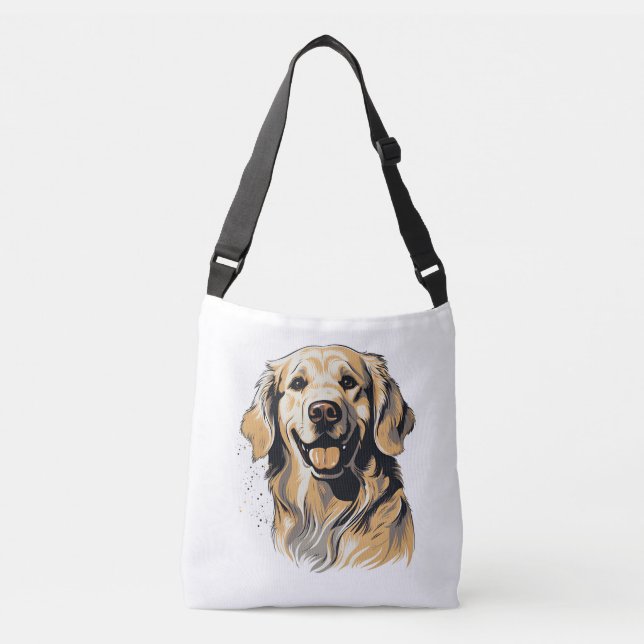 Golden Retriever Crossbody bag (Front)
