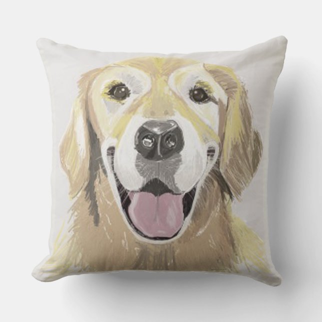 Golden Retriever Cushion (Front)