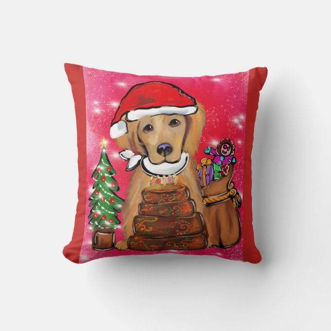 Golden Retriever Cushion (Front)