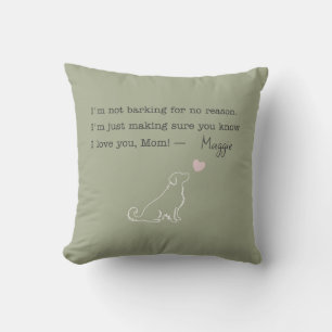 Golden Retriever Custom Photo Pillow Dog Mum Gift