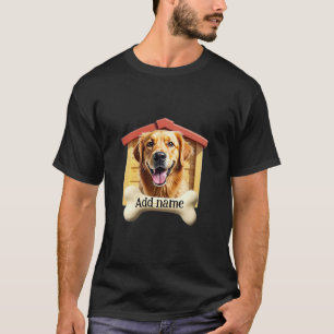 Golden Retriever Customisable Print on Demand  T-Shirt