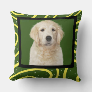 Golden Retriever customised pattern photo frame Cushion
