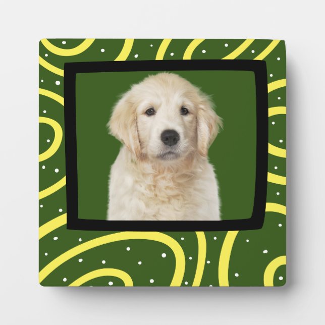 Golden Retriever customised photo frame (Front)