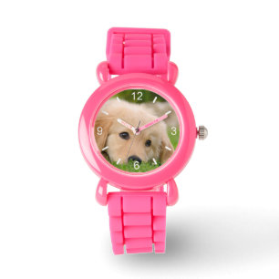 Golden Retriever Cute Puppy Dream girl dial-plate Watch