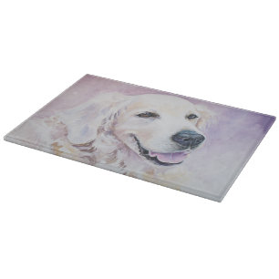 Golden retriever cutting board