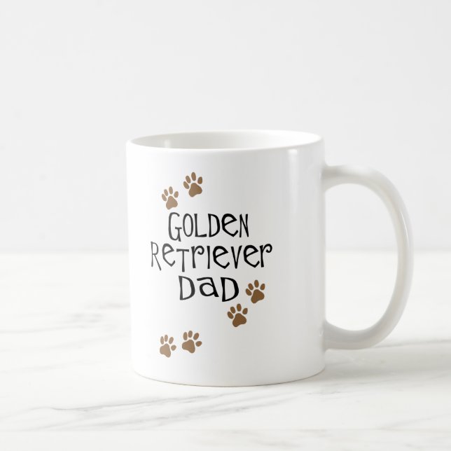 Golden Retriever Dad Coffee Mug (Right)
