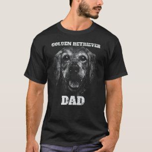 Golden Retriever Dad Dog Father Dog Lover T-Shirt