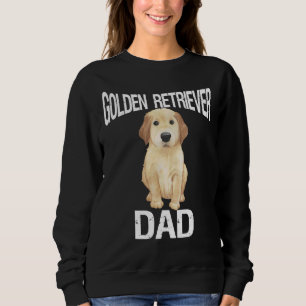 Golden Retriever Dad Funny Father Day Cute Family Sweatshirt