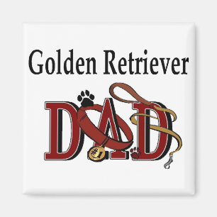 Golden Retriever Dad Gifts Magnet
