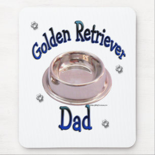 Golden Retriever Dad Mouse Mat