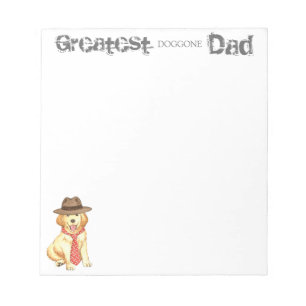 Golden Retriever Dad Notepad