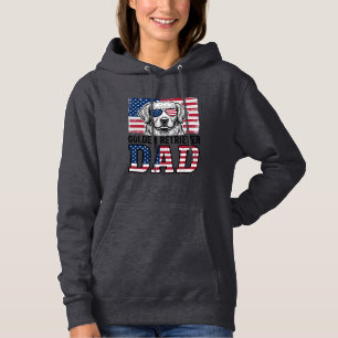Golden Retriever Dad Patriotic Vintage Dog Shirt_1 Hoodie
