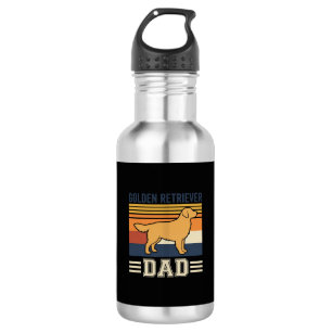 Golden Retriever Dad Retro Dog 532 Ml Water Bottle