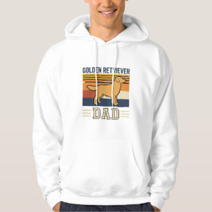 Golden Retriever Dad Retro Dog Hoodie