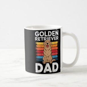 Golden Retriever Dad Shirt Men Daddy Dog Lover Fat Coffee Mug