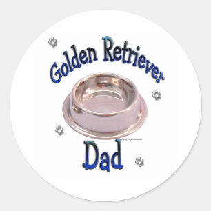Golden Retriever Dad - Sticker