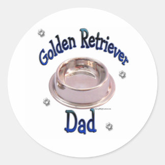 Golden Retriever Dad - Sticker