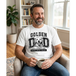 Golden Retriever Dad   T-Shirt
