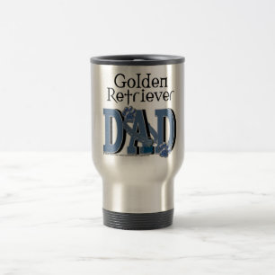 Golden Retriever Dad Travel Mug