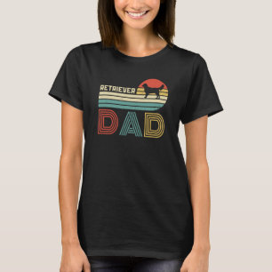 Golden Retriever Dad Vintage Retro Dog T-Shirt