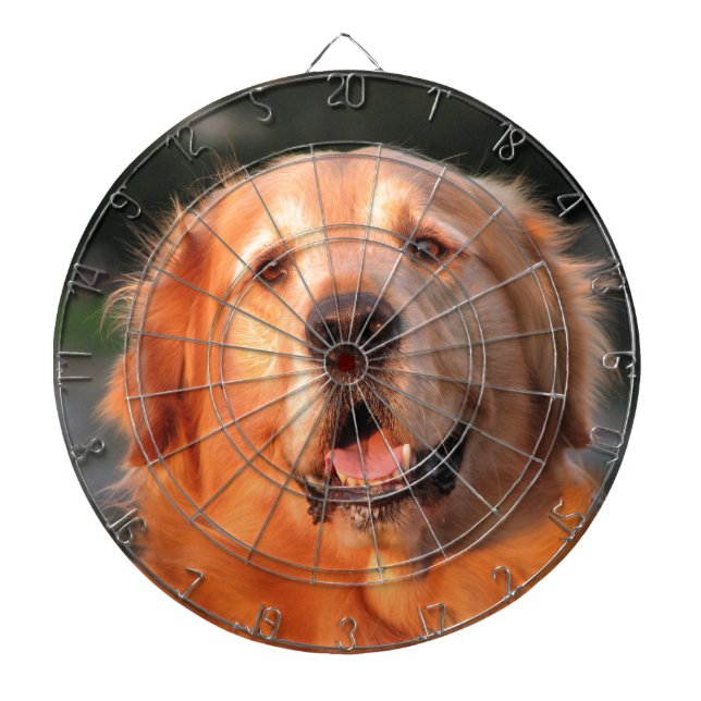 Golden Retriever Dartboard (Front)
