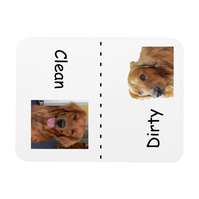 Golden Retriever Dishwasher Magnet (Horizontal)