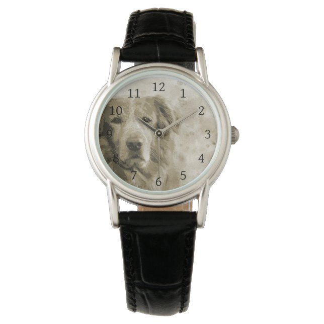Golden Retriever Dog 145 Watch (Front)